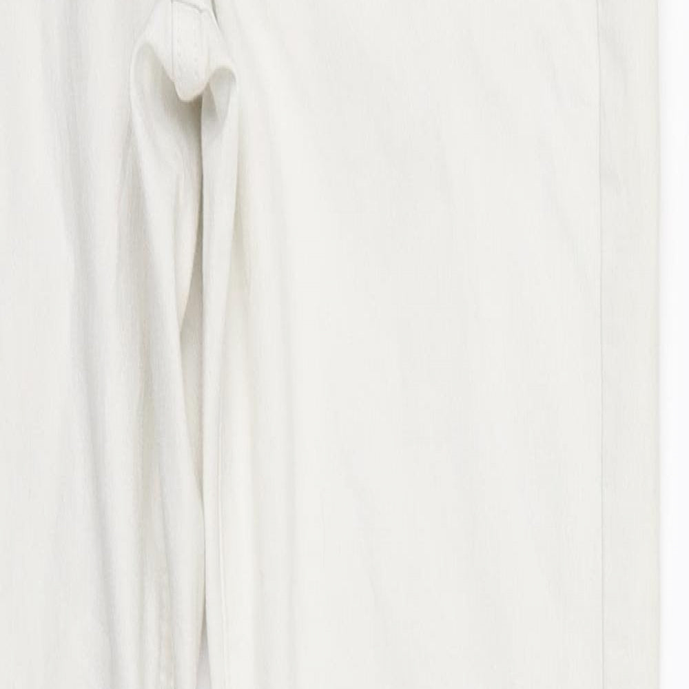 M&S Collection Womens White   Skinny Jeans Size 10 L31 in