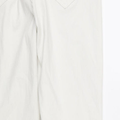 M&S Collection Womens White   Skinny Jeans Size 10 L31 in