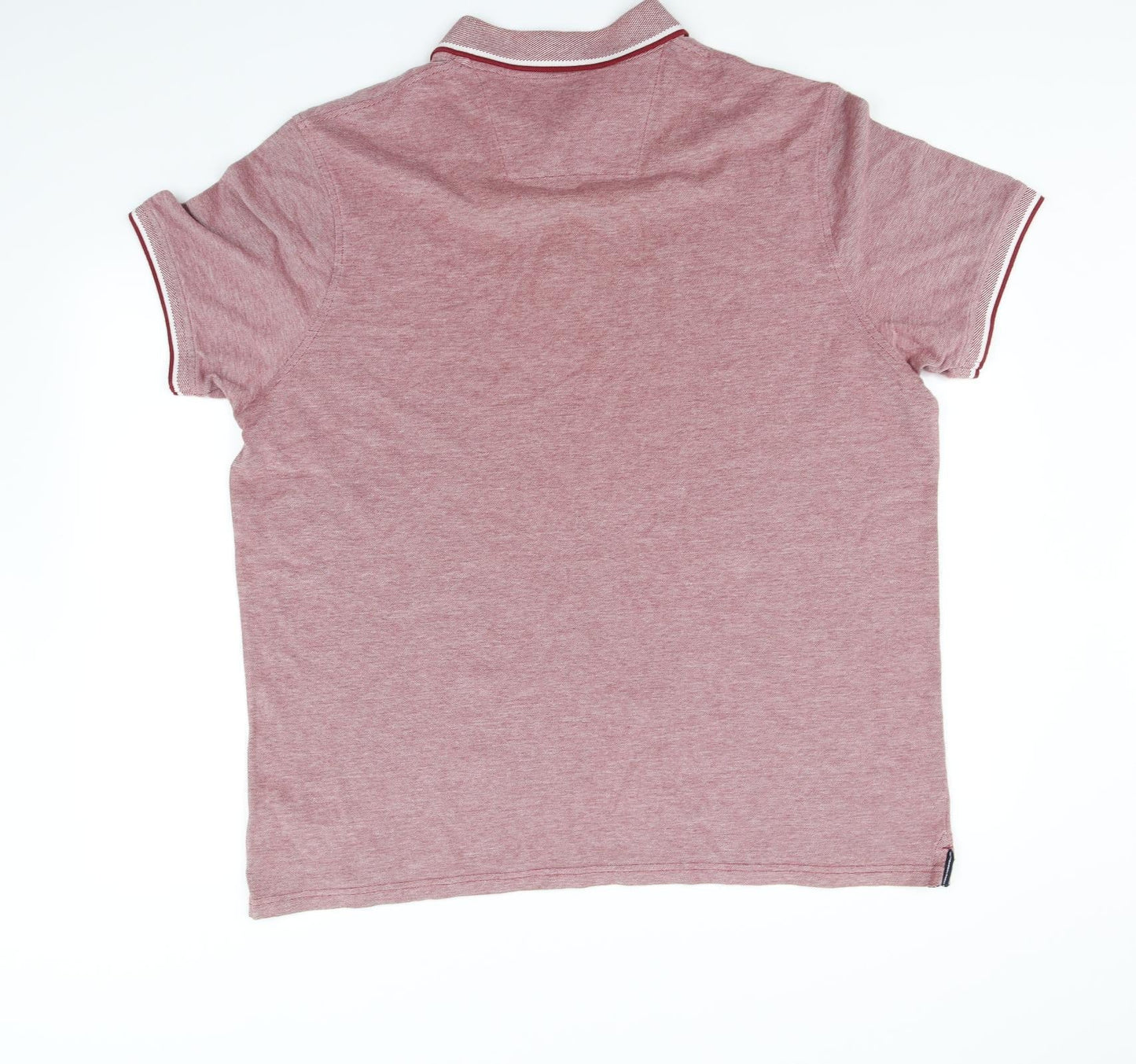 Womens UK Size L Maine Pink Basic Polo