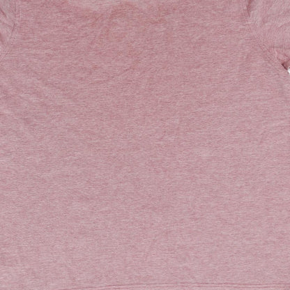 Womens UK Size L Maine Pink Basic Polo