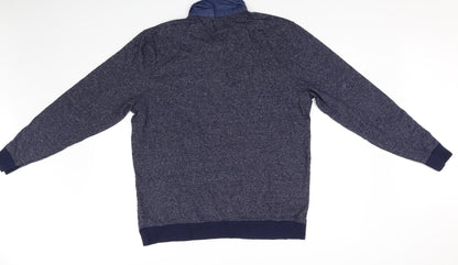Sandstone & Co Men Mens Blue   Pullover Jumper Size L