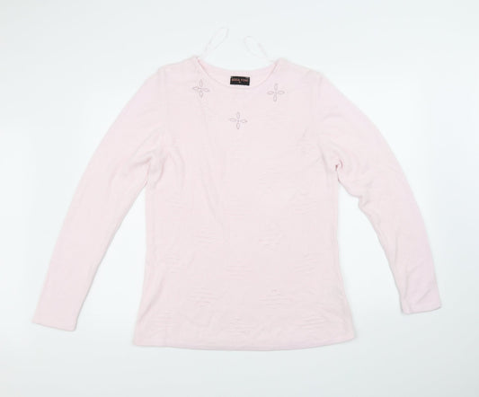 anna rose Womens Pink   Pullover Jumper Size XL