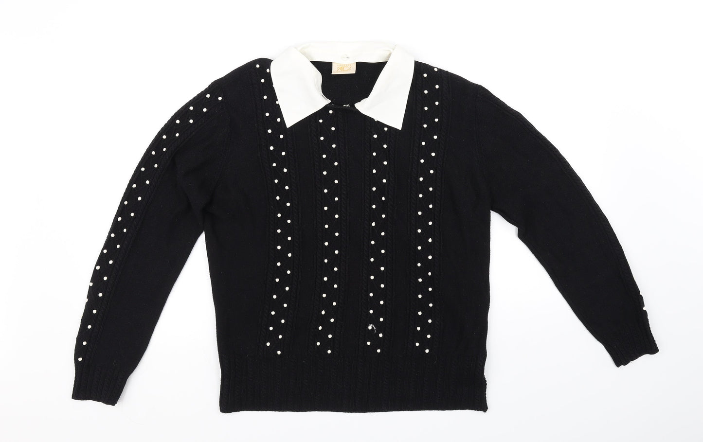 casuals Womens Black   Pullover Jumper Size L