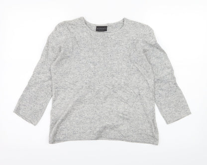 Alex & Co Womens Grey  Knit Pullover Jumper Size 8
