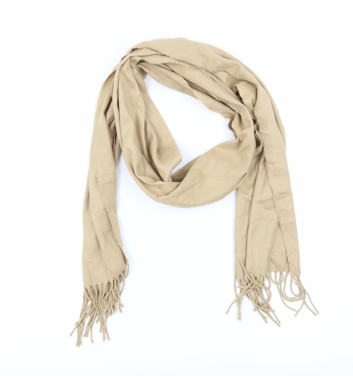 Preworn Womens Beige  Knit  Scarf