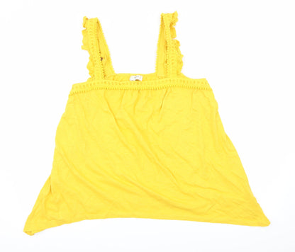 Womens UK Size 16 Papaya Yellow Basic Tank