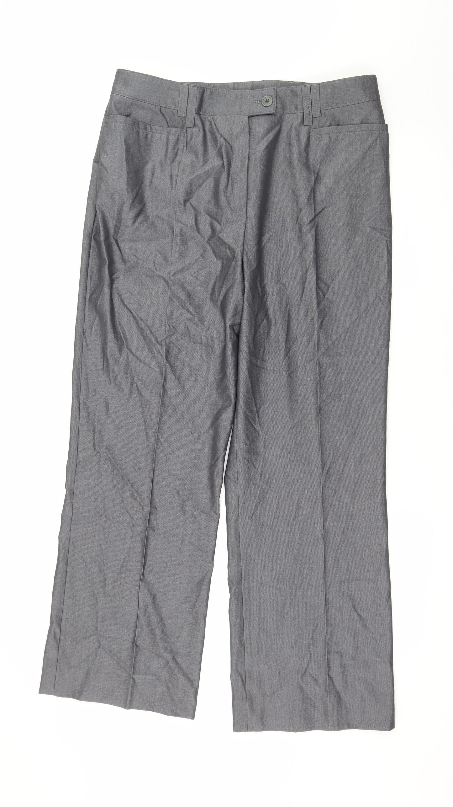 Basler Mens Grey   Trousers  Size 34 in L28 in