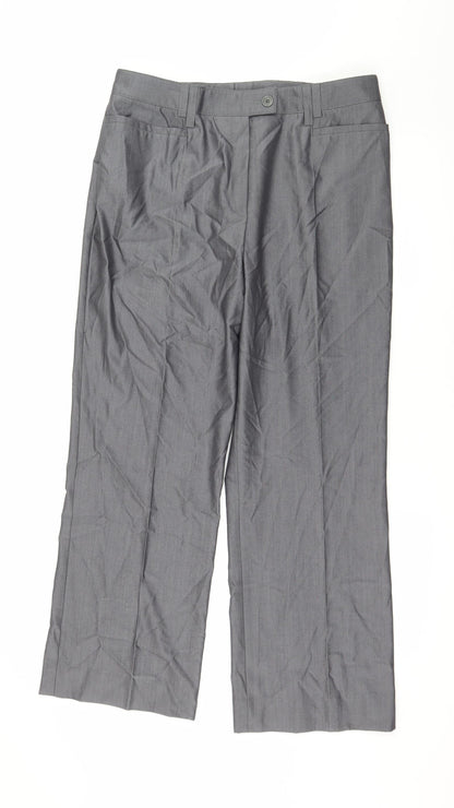 Basler Mens Grey   Trousers  Size 34 in L28 in