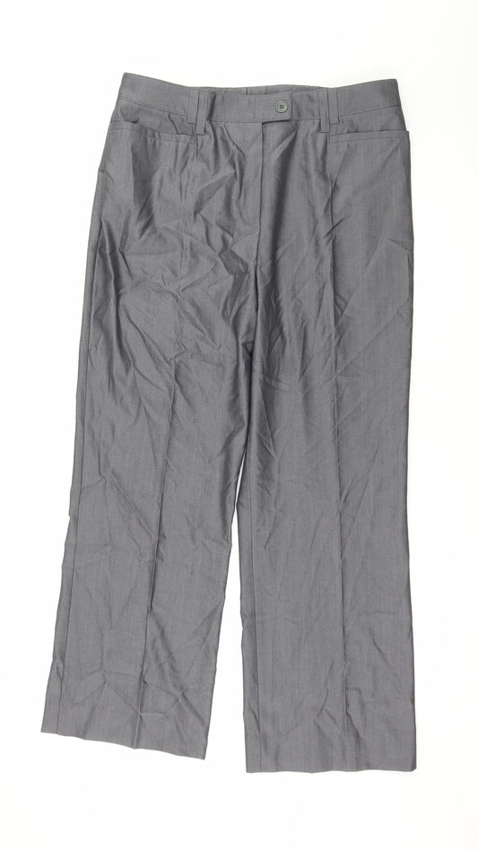 Basler Mens Grey   Trousers  Size 34 in L28 in