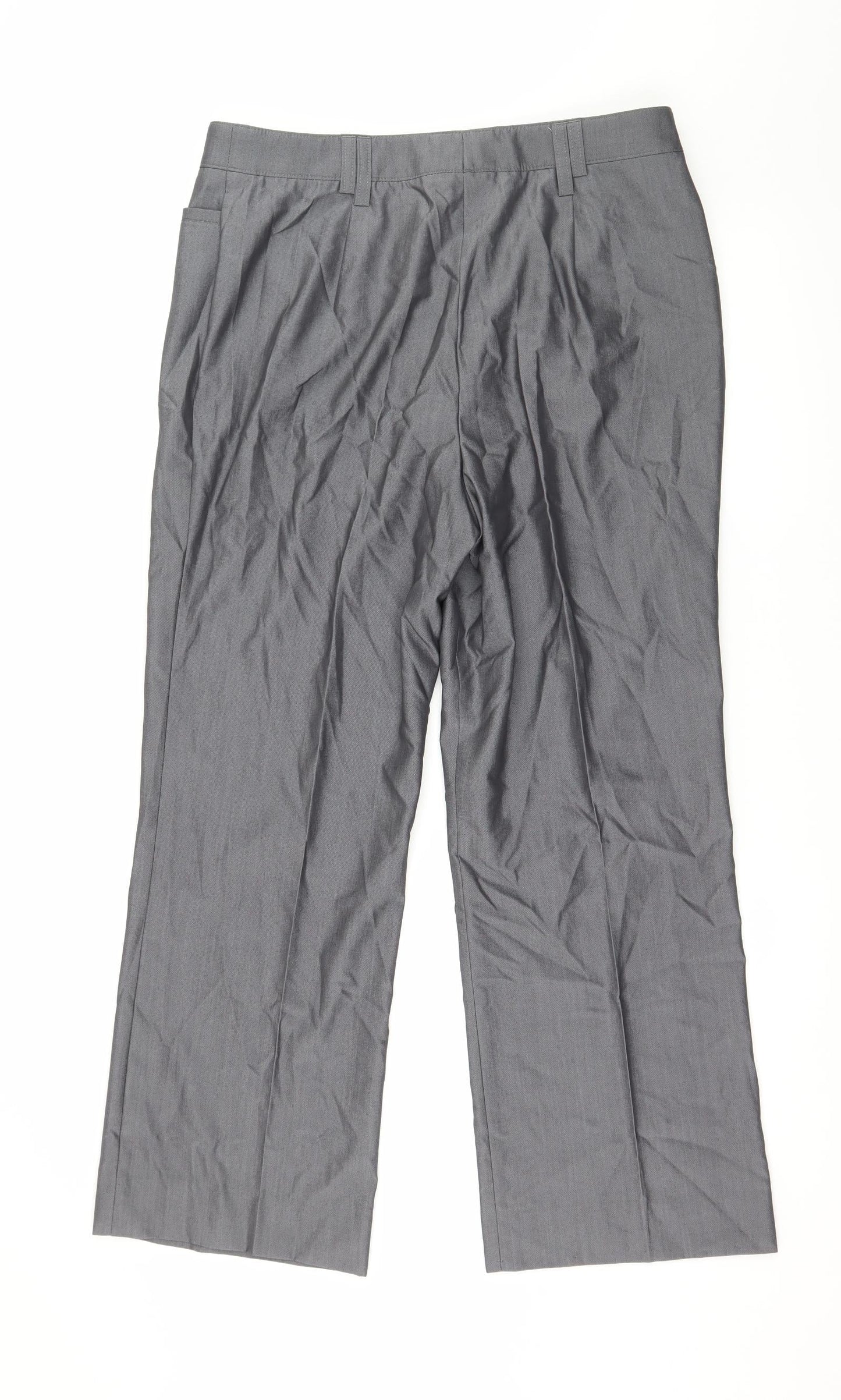 Basler Mens Grey   Trousers  Size 34 in L28 in