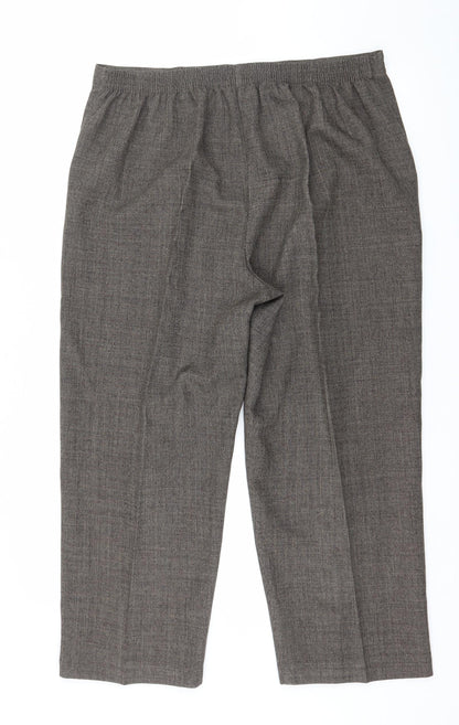 Womens UK Size 18 Classics Regular Fit  Brown Trousers