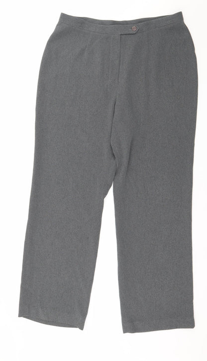 Womens UK Size 16 Principles Regular Fit  Grey Trousers