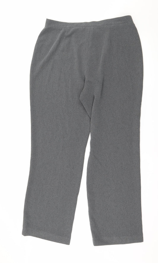 Womens UK Size 16 Principles Regular Fit  Grey Trousers