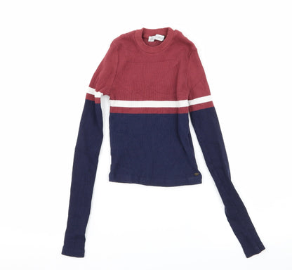 Womens UK Size M Pull&Bear Multicoloured Basic T-Shirt