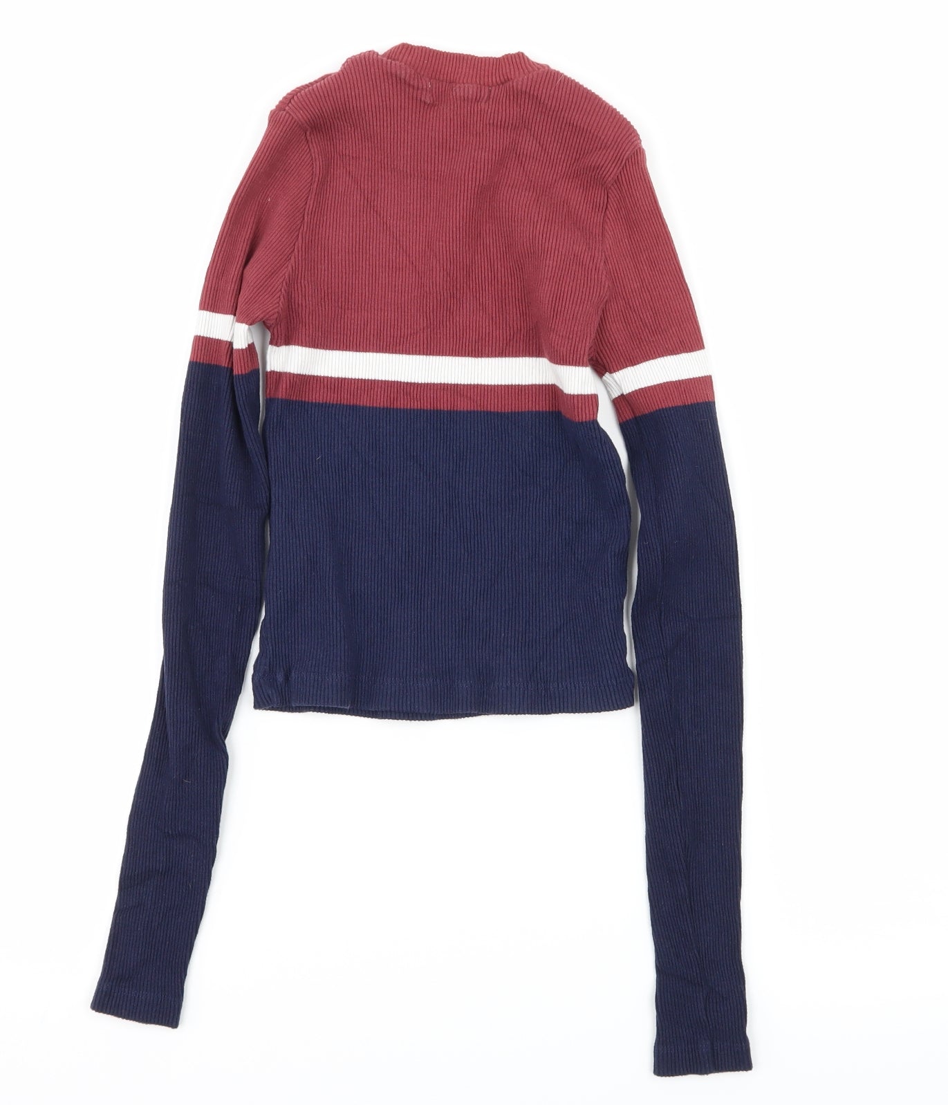 Womens UK Size M Pull&Bear Multicoloured Basic T-Shirt