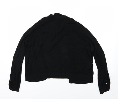Zoe&Phoebe Womens Black  Knit Cardigan Jumper Size XL