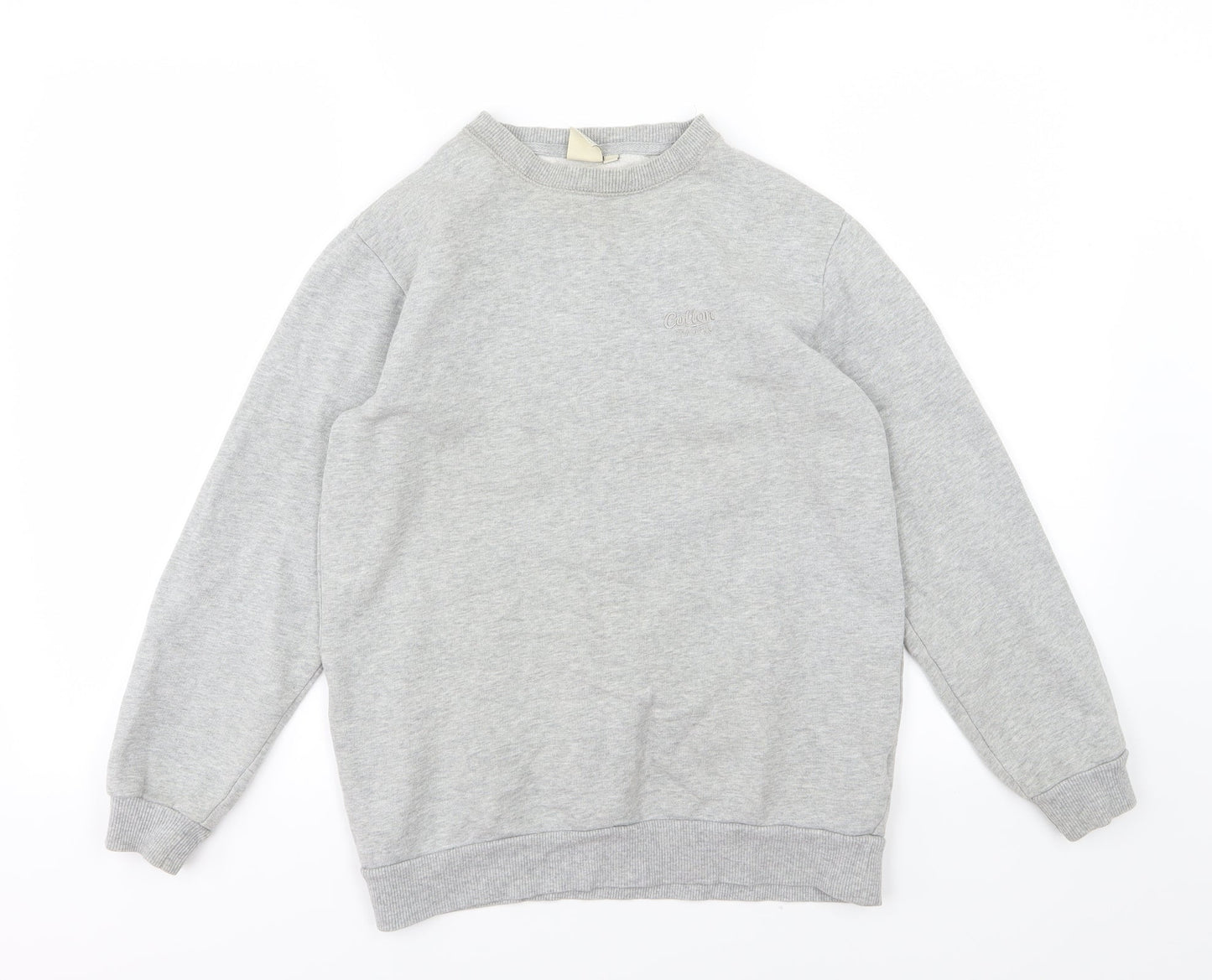 Mens UK Size XS Cotton Traders Grey Pullover Sweatshirt