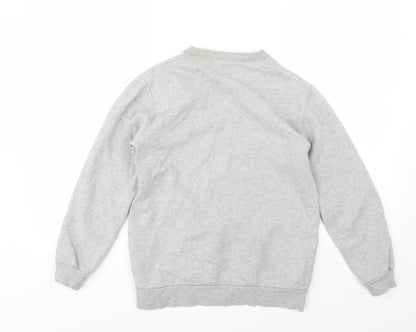 Mens UK Size XS Cotton Traders Grey Pullover Sweatshirt