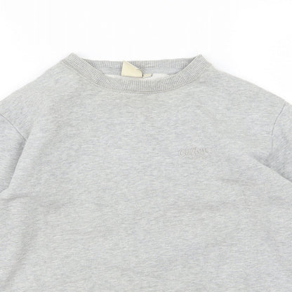 Mens UK Size XS Cotton Traders Grey Pullover Sweatshirt