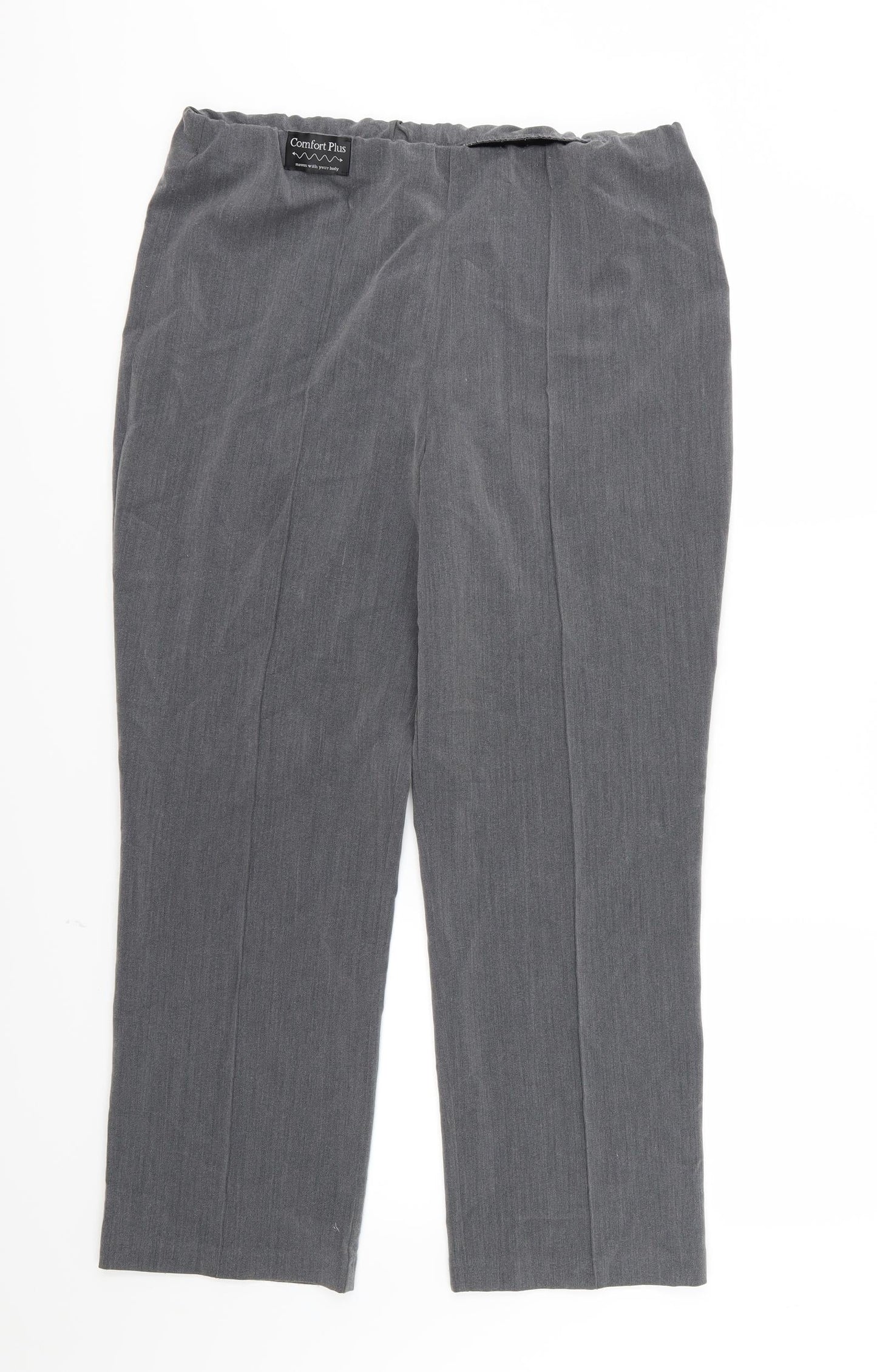 Womens UK Size 14 Vida Vi Regular Fit  Grey Trousers