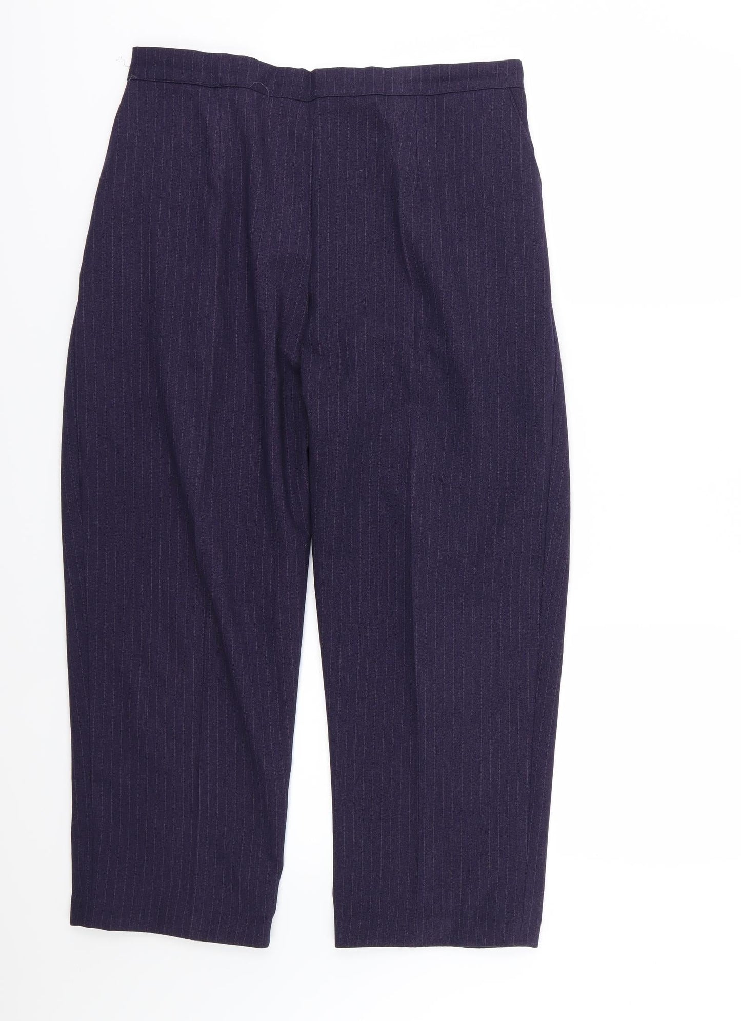 Womens UK Size 34 in Preworn Regular Fit  Purple Trousers