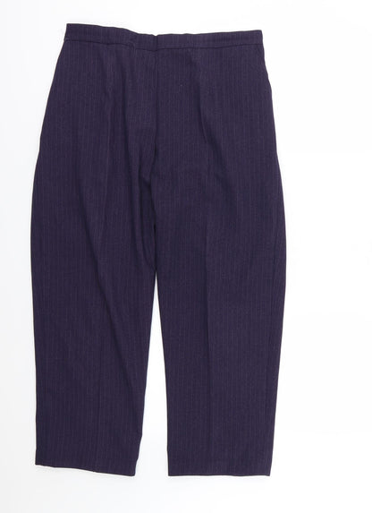 Womens UK Size 34 in Preworn Regular Fit  Purple Trousers