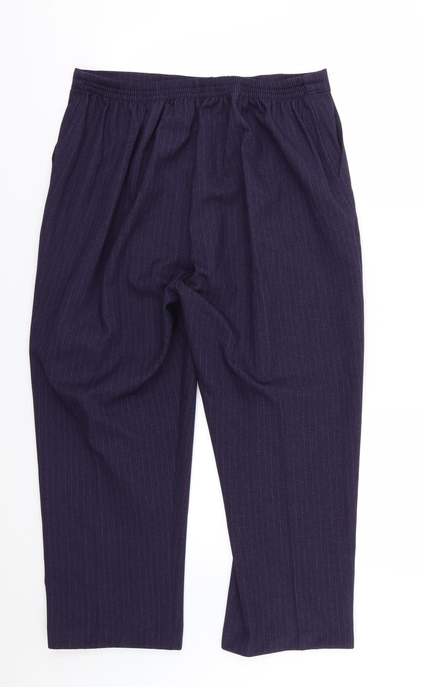 Womens UK Size 34 in Preworn Regular Fit  Purple Trousers
