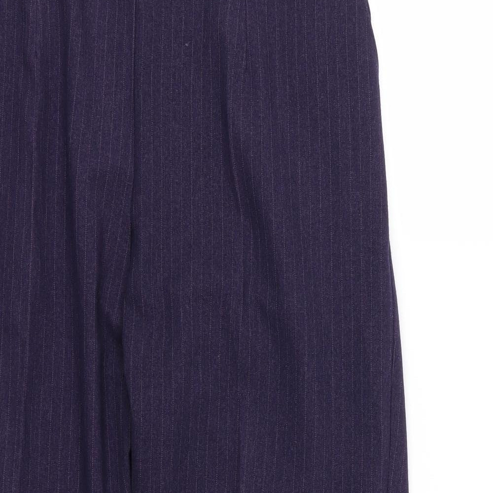 Womens UK Size 34 in Preworn Regular Fit  Purple Trousers