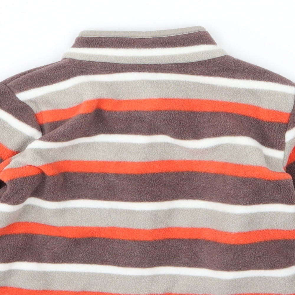 Mothercare Baby Multicoloured Striped Fleece Jacket  Size 3-6 Months