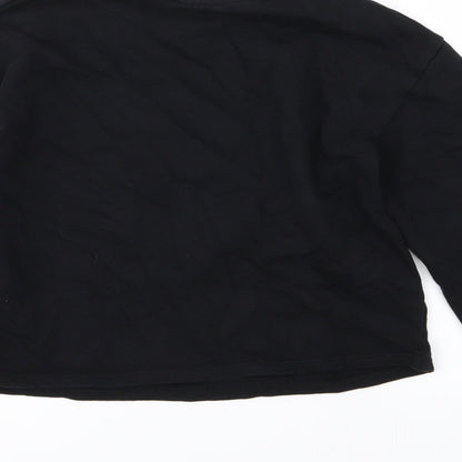 George Girls Black  Jersey Pullover Sweatshirt Size 12-13 Years  - Friends
