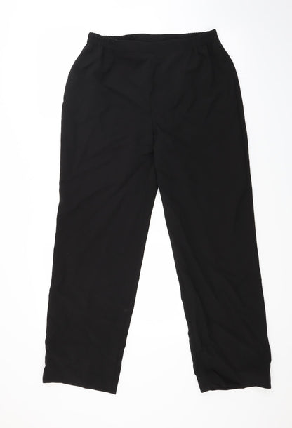 Womens UK Size 14 Artigiano Regular Fit  Brown Trousers