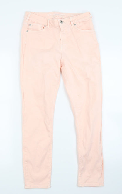 Womens UK Size 29 in Jack Wills Regular Fit Skinny Pink Jeans