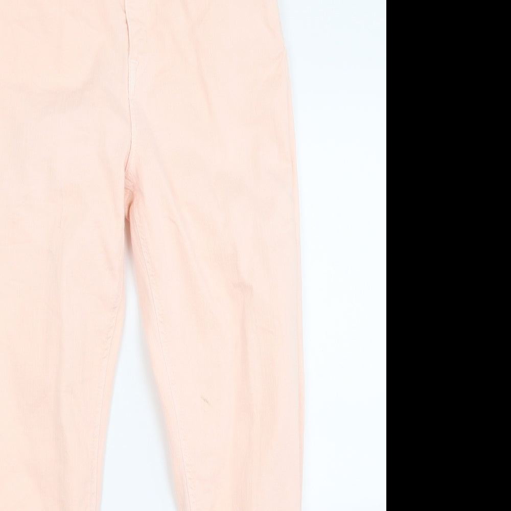 Womens UK Size 29 in Jack Wills Regular Fit Skinny Pink Jeans