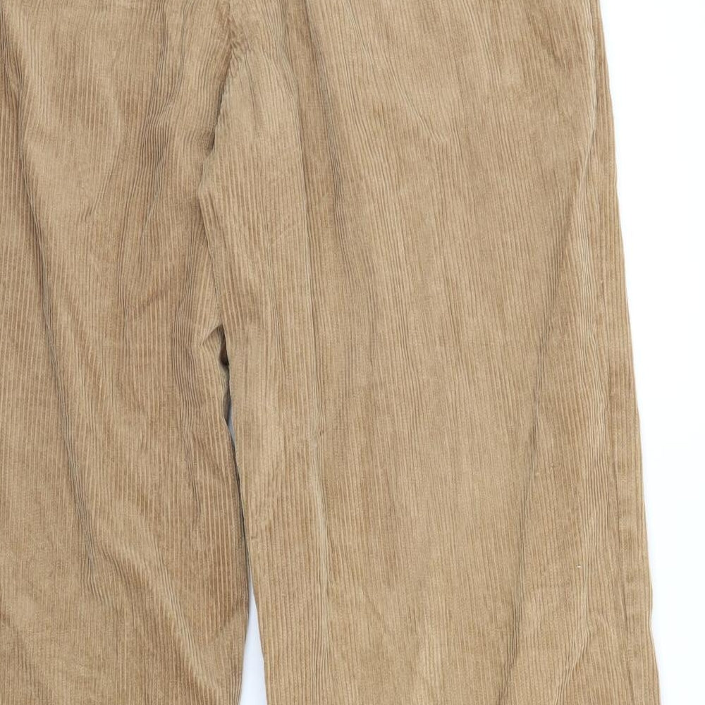 Womens UK Size 16 Penny Plain Regular Fit  Brown Trousers