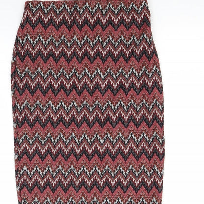 Dorothy Perkins Womens Multicoloured   Bandage Skirt Size 8