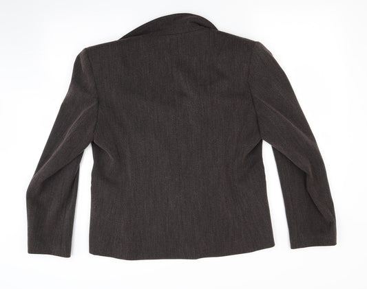 Womens UK Size 16 Ambience Brown Jacket
