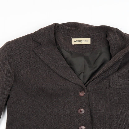 Womens UK Size 16 Ambience Brown Jacket