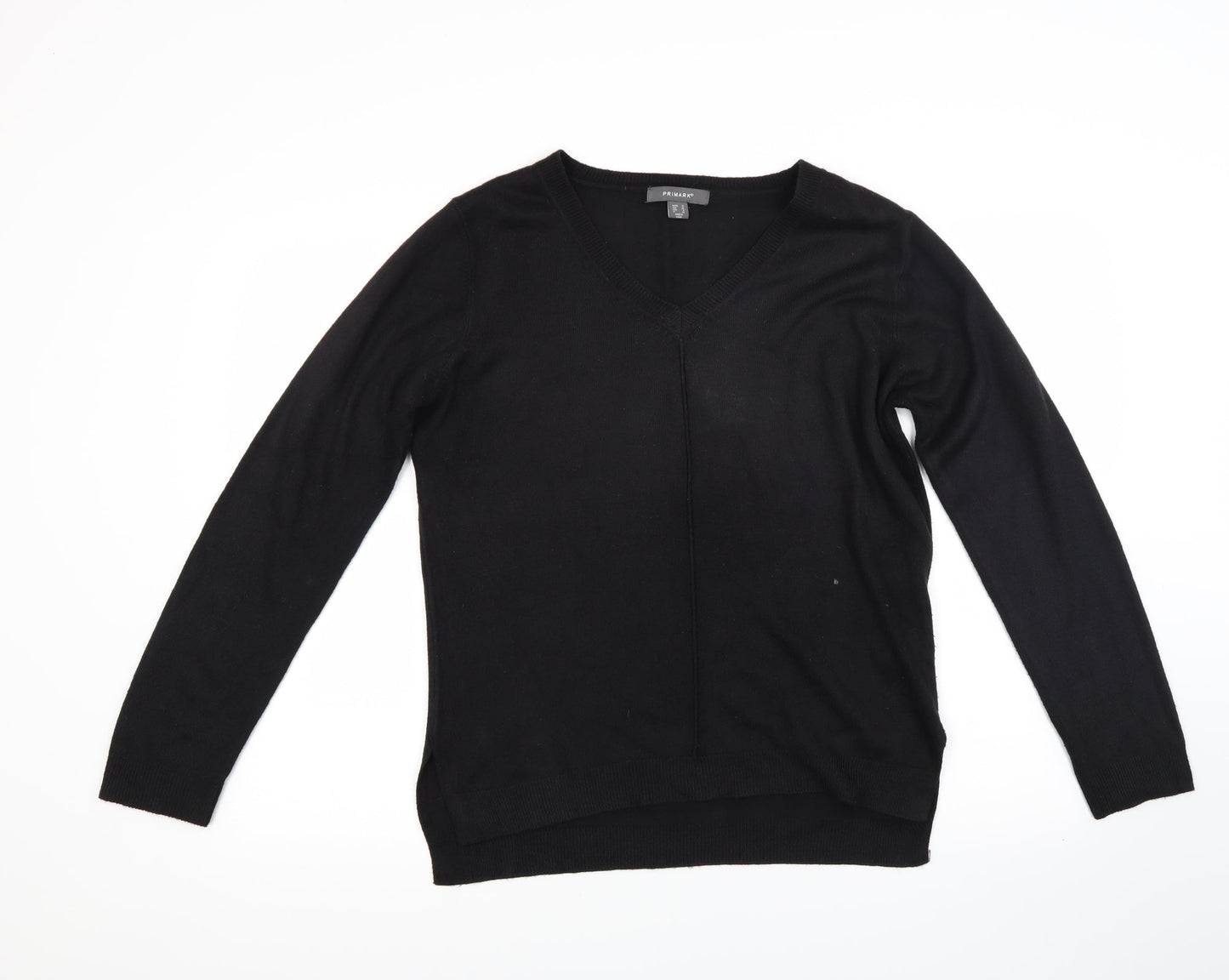 Primark Womens Black  Knit Pullover Jumper Size 12