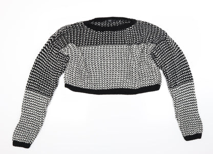 F&F Womens Grey  Knit Pullover Jumper Size 14