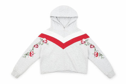 Next Girls Grey  Jersey Pullover Hoodie Size 9 Years