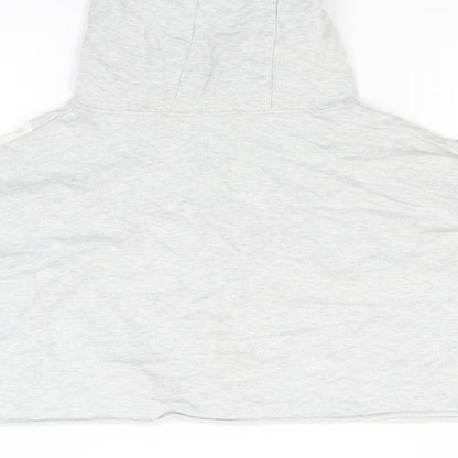 NEXT Girls Grey  Jersey Pullover Hoodie Size 9 Years