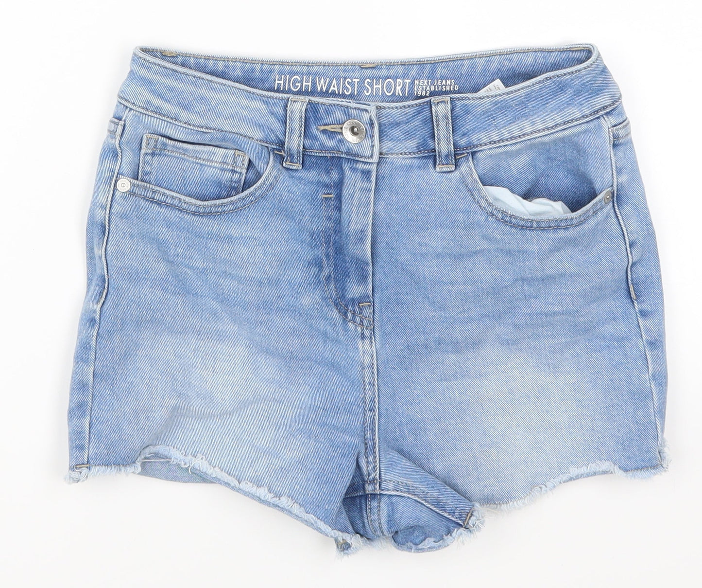 NEXT Womens Blue  Denim Hot Pants Shorts Size 6