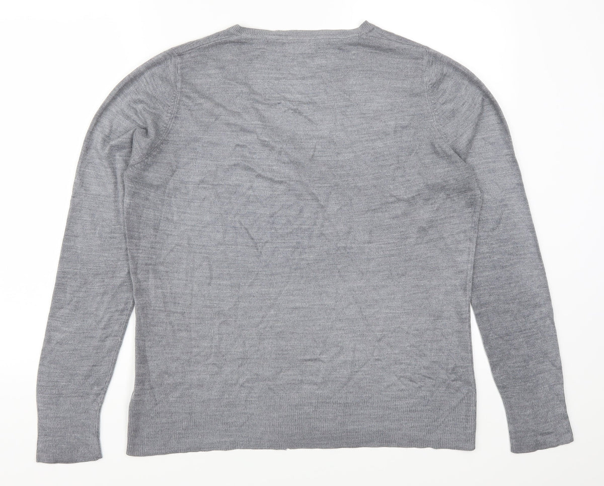 Next Womens Grey   Pullover Jumper Size 16