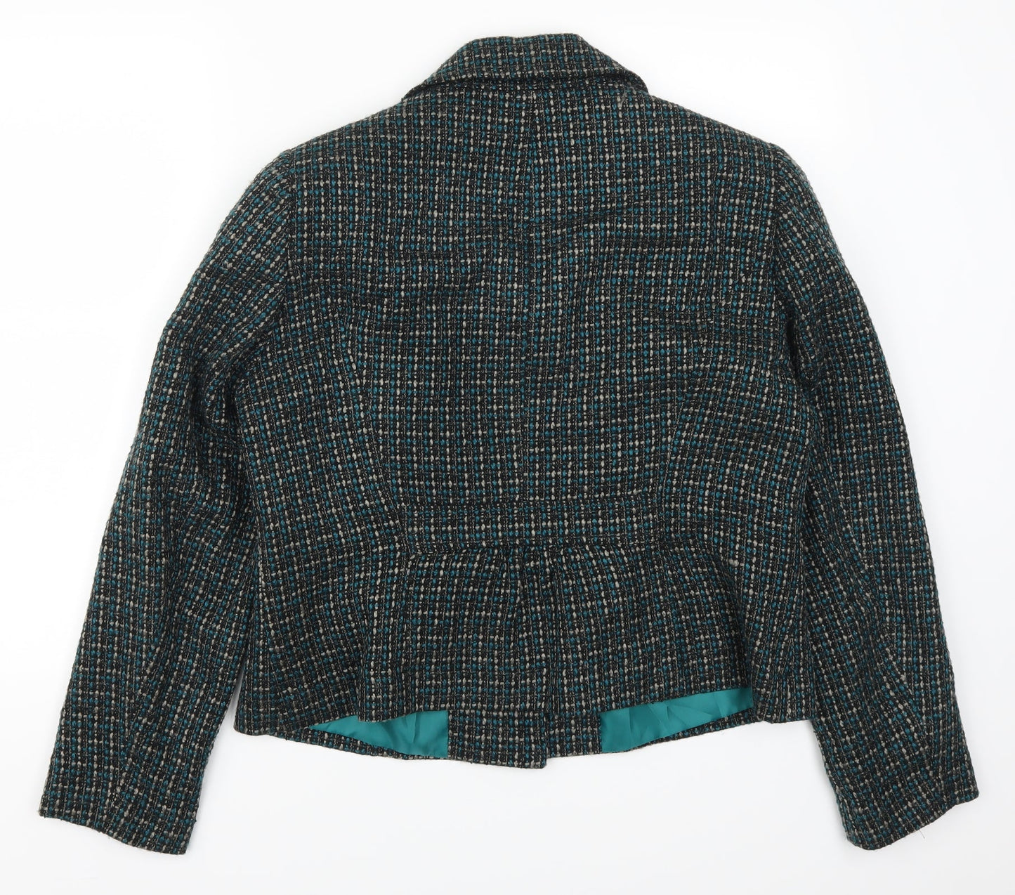 Womens UK Size 16 Classics Blue Pea Coat