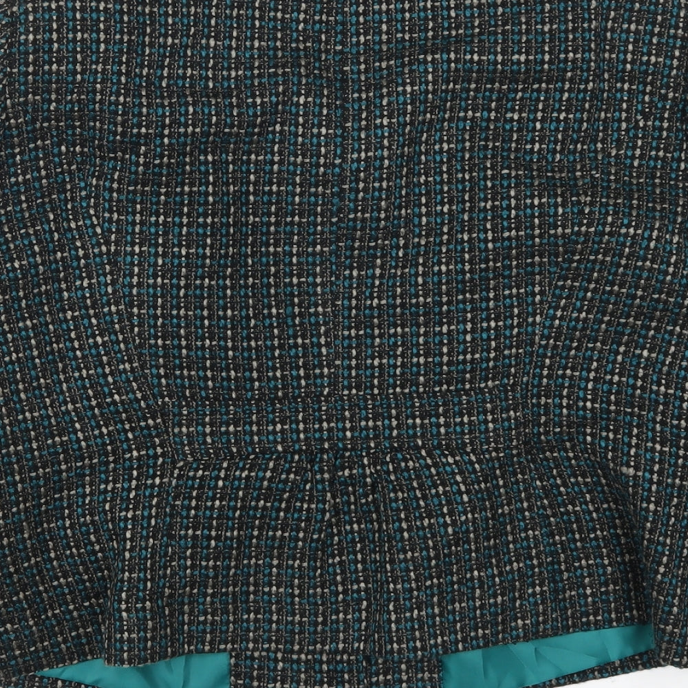 Womens UK Size 16 Classics Blue Pea Coat