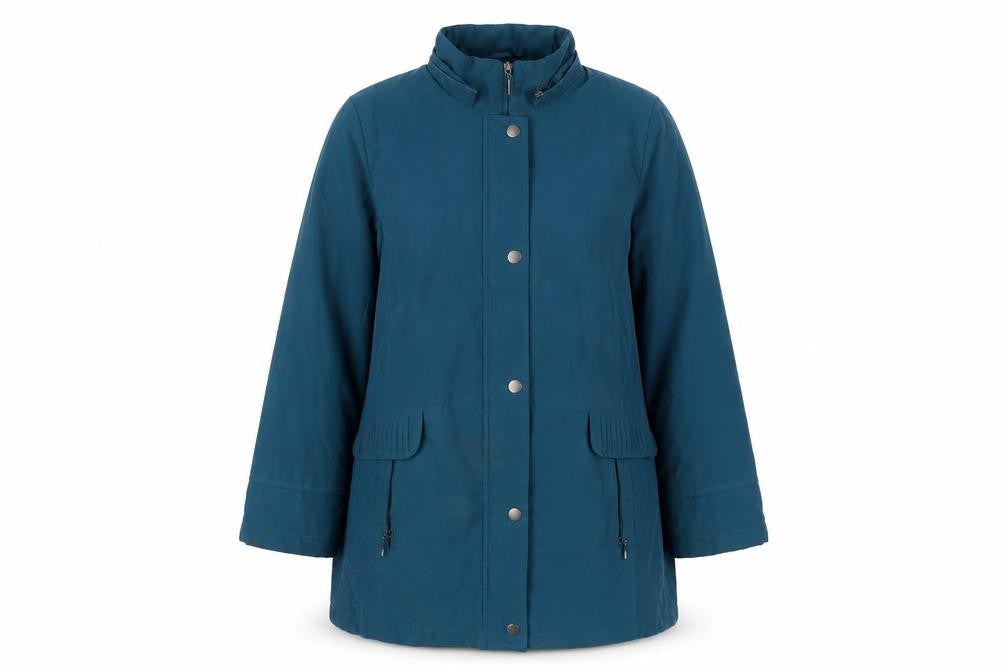 Bonmarché Womens Blue Overcoat Coat Size M