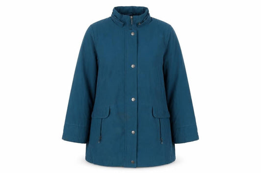 Bonmarché Womens Blue Overcoat Coat Size M