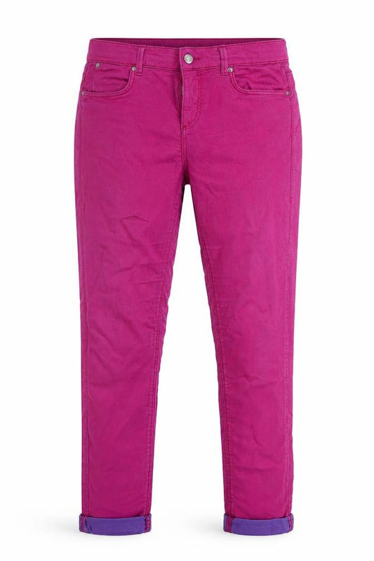 Womens UK Size 28 in Topshop Regular Fit Tapered Pink Jeans
