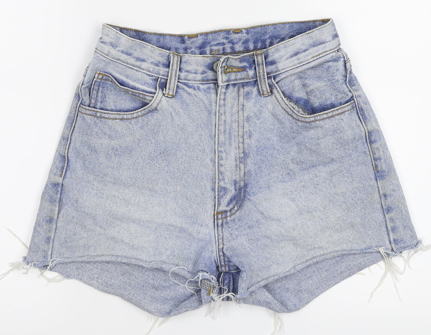 J.Galt Womens Blue  Denim Hot Pants Shorts Size S