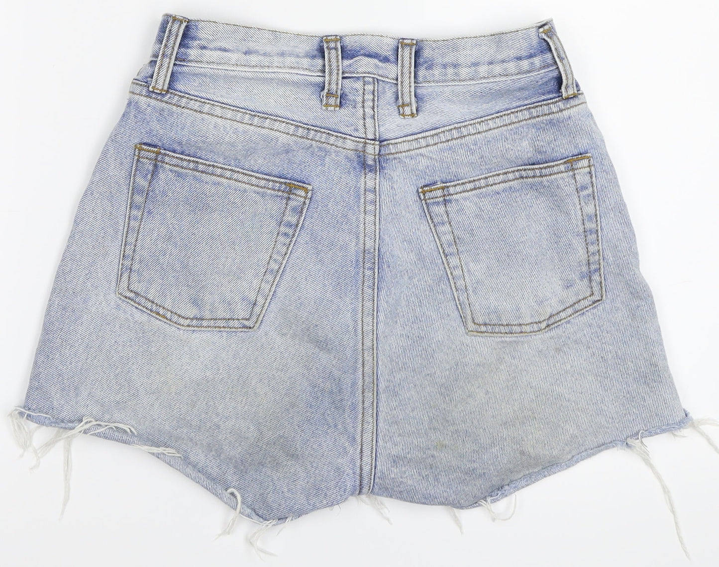 J.Galt Womens Blue  Denim Hot Pants Shorts Size S